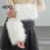 Stylish Plush Cuff Sleeves 1 Pair Faux Fur Wrist Cuffs for Women Fluffy Fox Arm Elegant Winter Accessories Warmers with Satin Lining Warm