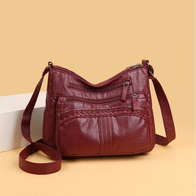 Großräumige lässige und modische Umhängetasche, Crossbody-Tasche für Mütter mittleren und höheren Alters