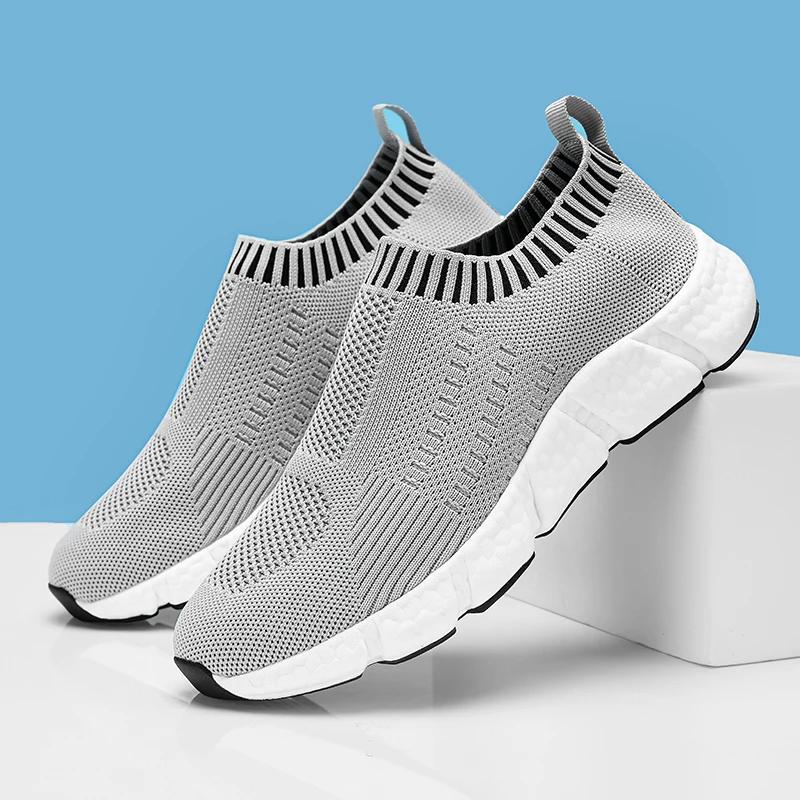 Damen Freizeitschuhe Modisch und Atmungsaktiv Mesh Flach Sportschuhe Weiße Socken Schuhe Tennis Damen Trend Neues Produkt
