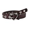 Y2K Belt Hollow Heart Buckle Belt For Fashion Women Girls Gothic Dress PU Casual Jeans Belt Bel H2Q3