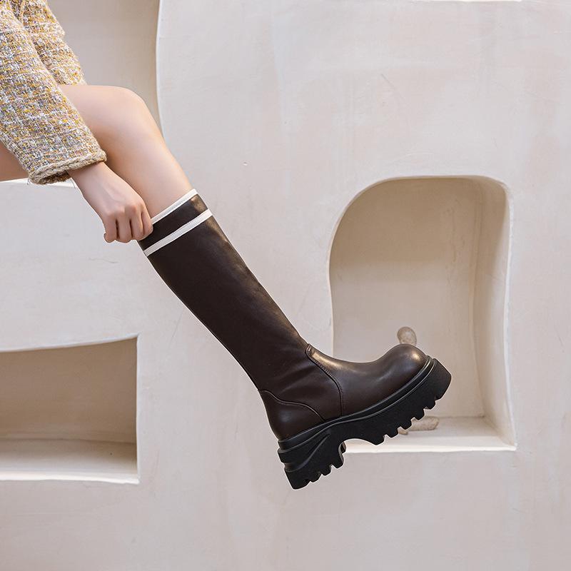 

Boots Boots Women s 2025 Autumn and Winter New Martin Boots Women s Simple Versatile Fashion Leather Boots Tall Merad Series 33