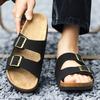 Fashion New Leather Men Sandals Summer Men's Sandals Women Slippers Outdoor Beach Lightweight Zapatos Hombre Durable Non-Slip Footwears