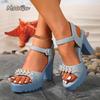 Sapatos de mulher – Sandálias de salto