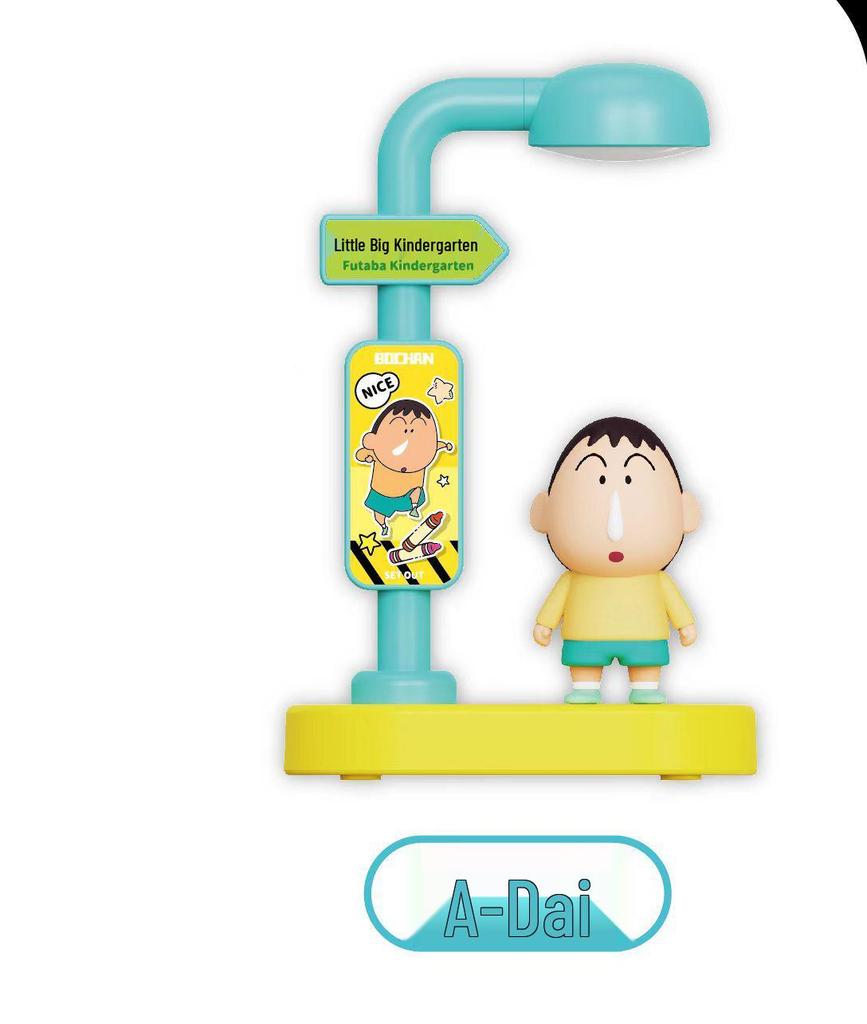 Crayon Shin-chan Voice-Activated USB Night Light with 3-Level Dimming - Bedside Sleep Companion & Creative Atmosphere Light