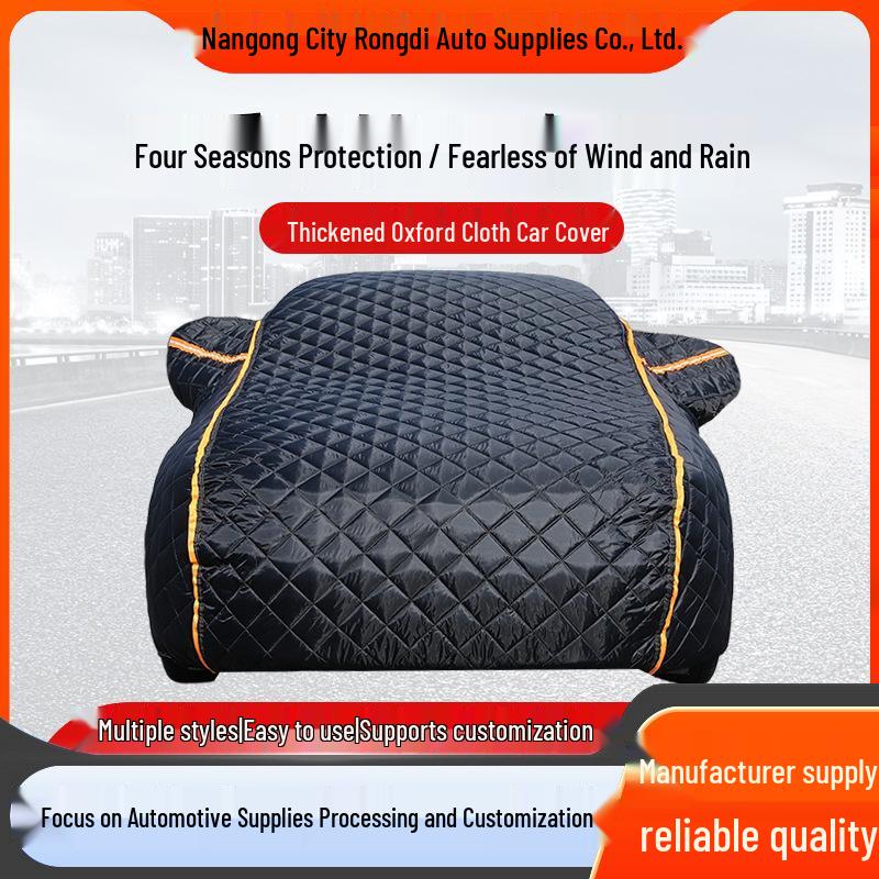 

Thickened Car Cover: Hail, Sun, Rain, Snow Protection with Cotton Quilt Style All sizes available