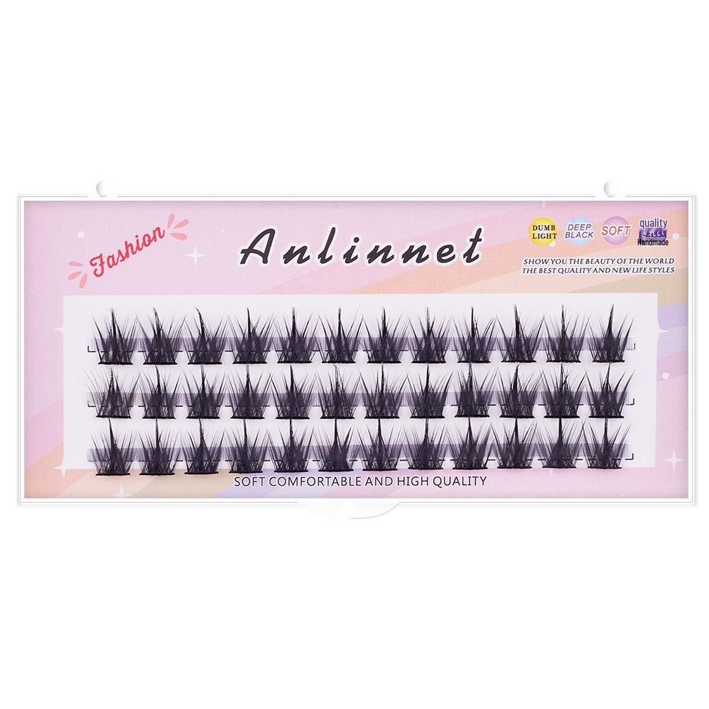 Large Capacity 3-Row False Eyelashes Set - Pure Desire and White Moonlight Styles