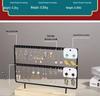Solid Wood Iron Art Earring Holder Jewelry Display Stand for Home Storage and Hanging Ear Studs.