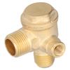 323 Clapet anti-retour 3 voies Laiton Raccord fileté Accessoires compresseur d'air 7mm 16mm 14mm