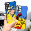 Blue Yellow Ukrainian Girl Plating Phone Case For Samsung A17 A07 A37 A57 A16 A56 A15 A55 A14 A54 A13 A53 A26 A36 A25 A35 A24 A3