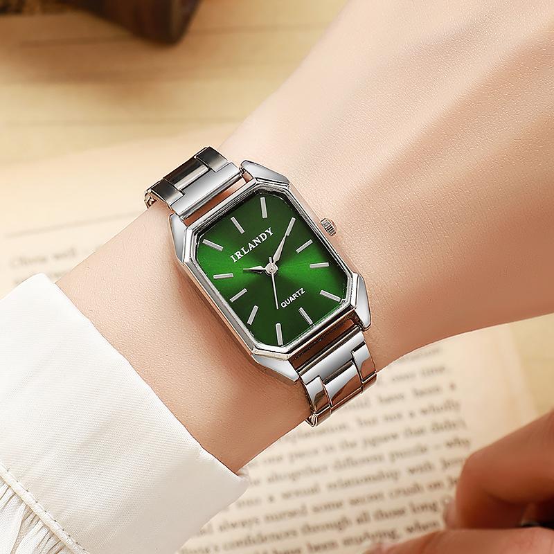 Módní dámské křemenné hodinky Jednoduché obdélníkové náramkové hodinky pro dívky Originální elegantní dámské hodinky Nejlepší dárky Hodiny