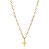 INS Style Luxury Zirconia Cross Pendant Necklace - High-end Clavicle Chain Jewelry