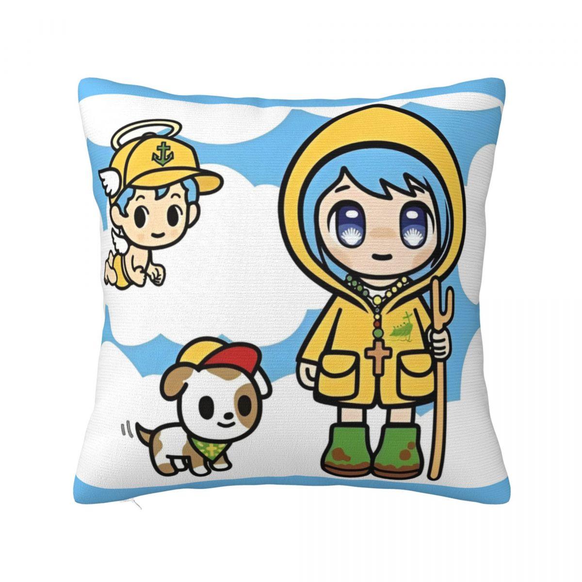 Luce Vatican Mascot Pillow Case Catholic Church 2025 Cushion Cover Awesome Zipper Decorative Pillowcase for Sofa 18 30cm x 30cm