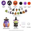 Halloween Geisterballon-Set mit Buchstabenbanner-Dekoration