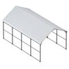 12' x 20' Metal Carport Heavy Duty Outdoor Car Shelter Garage for Boats