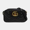 [Pre-Owned] Gucci GG Marmont Small Matelassé Shoulder Bag 'Black' - Good #14GGZK2