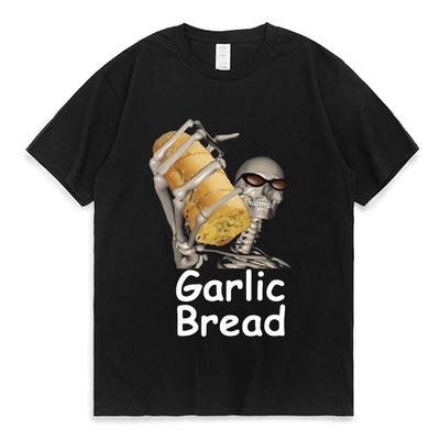 Garlic Bread When Ur Mom Com HOM N Maek Hte T Shirt Unisex Women Graphic Print Tees 90s Vintage Gothic Cotton T-shirts Oversized