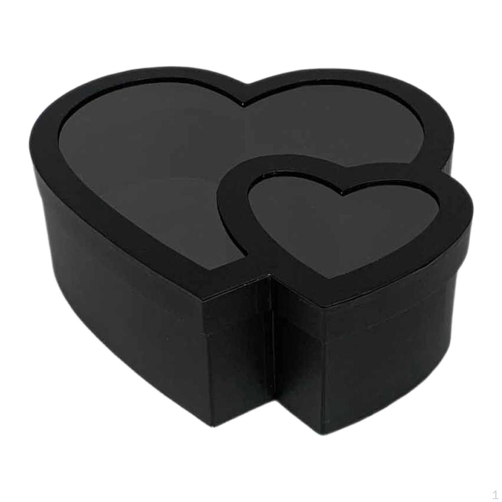 Box with Lid And Window, Made of Sturdy Cardboard, for Flower Arrangements, Gifts Decorations