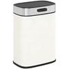 Waste Bin, 5L, Freestanding or Wall-mounted, Stainless Steel, Cream White