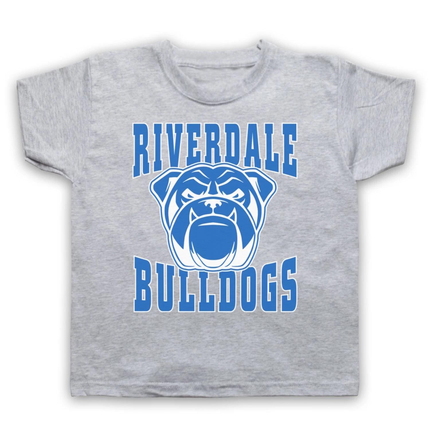 RIVERDALE BULLDOGS НЕОФИЦИАЛЬНЫЙ ЛОГОТИП ФУТБОЛЬНОЙ КОМАНДЫ КОМИКСЫ ДЕТСКАЯ ДЕТСКАЯ Футболка 110