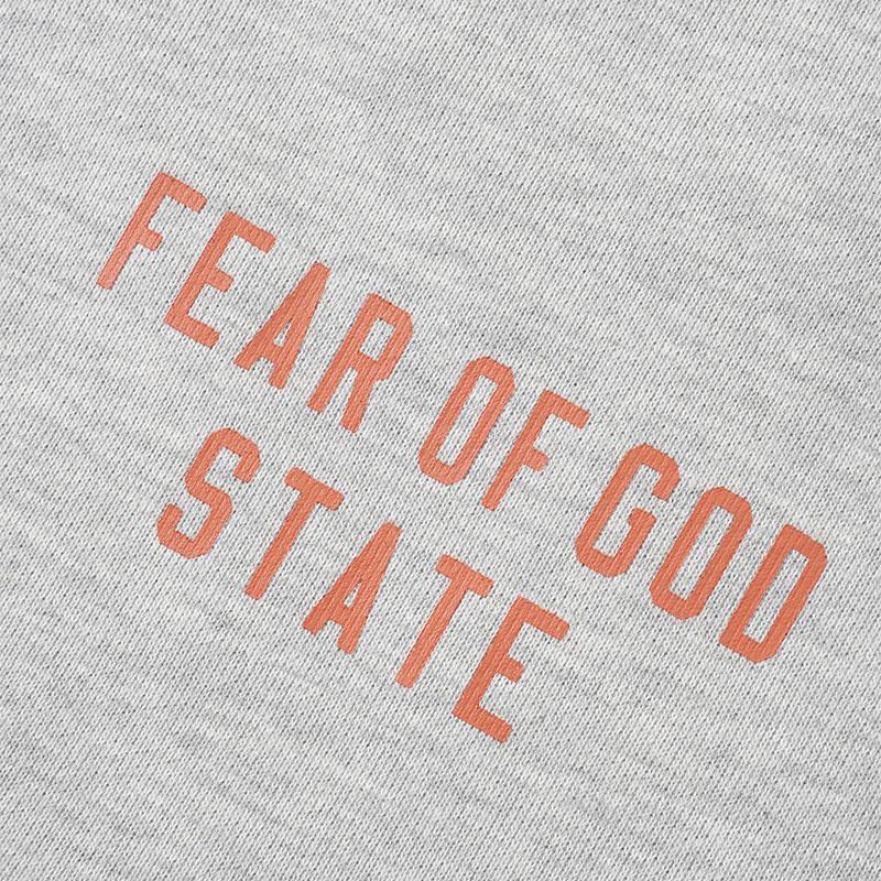 E855 Fear Of God Essentials Letter Sweat Shorts Unisex Oversized Cotton Drawstring Elastic Waist Streetwear Casual Sports Shorts