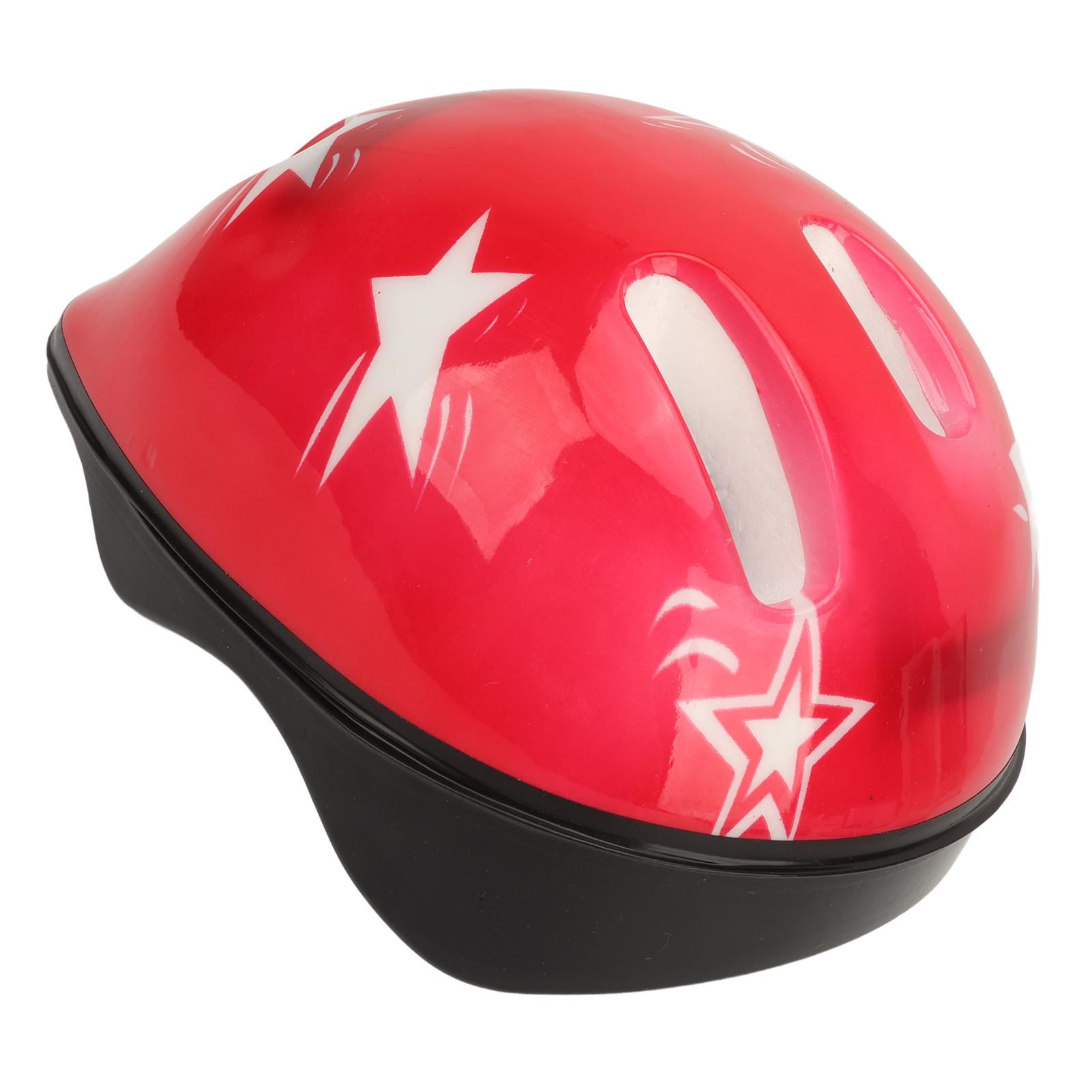 

Skateboard Cycling Helmet for Kids Lightweight Adjustable Ventilation Bicycle Helmet for Children Red Red красный
