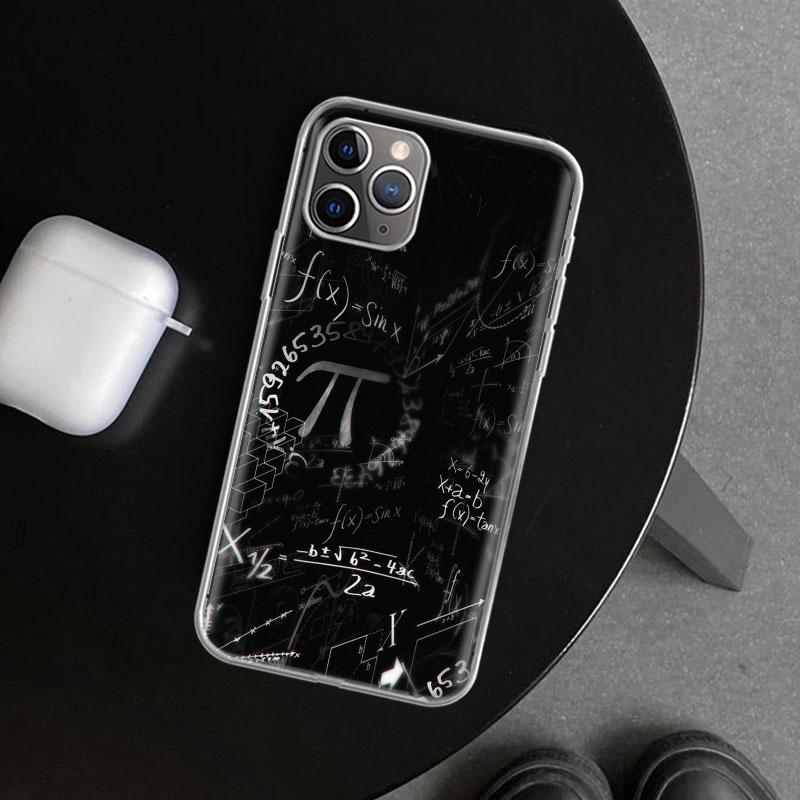 Physics Chemical Mathematics Phone Case Cover for iPhone 11 12 13 Mini 14 15 Plus 16 Pro Max 17 Air 7 8 + SE Art Customized Fund