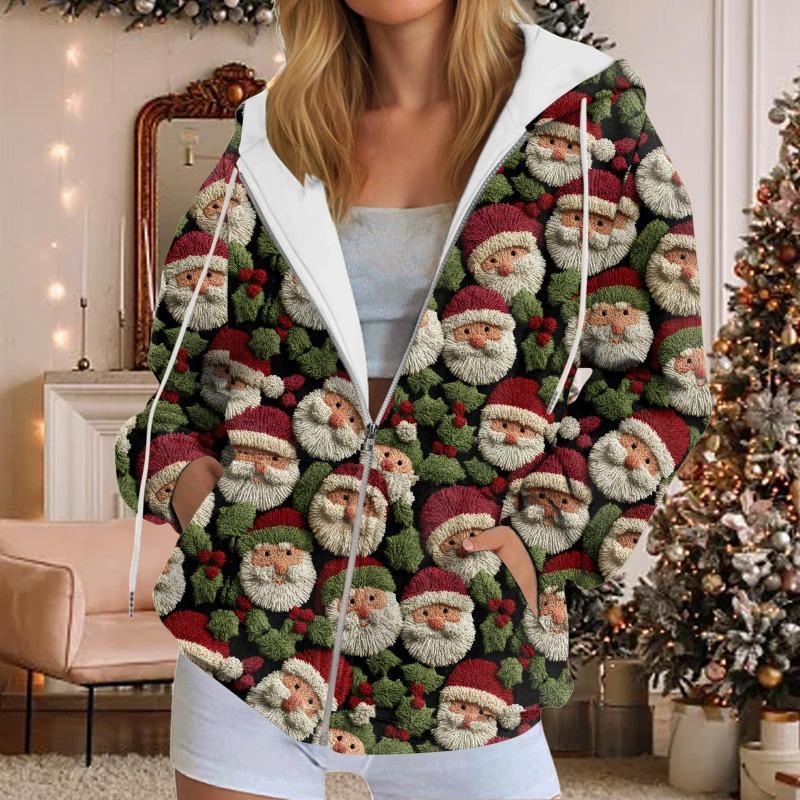 Women's Zip Up Hoodie, Spring Autumn Daily Casual Versatile