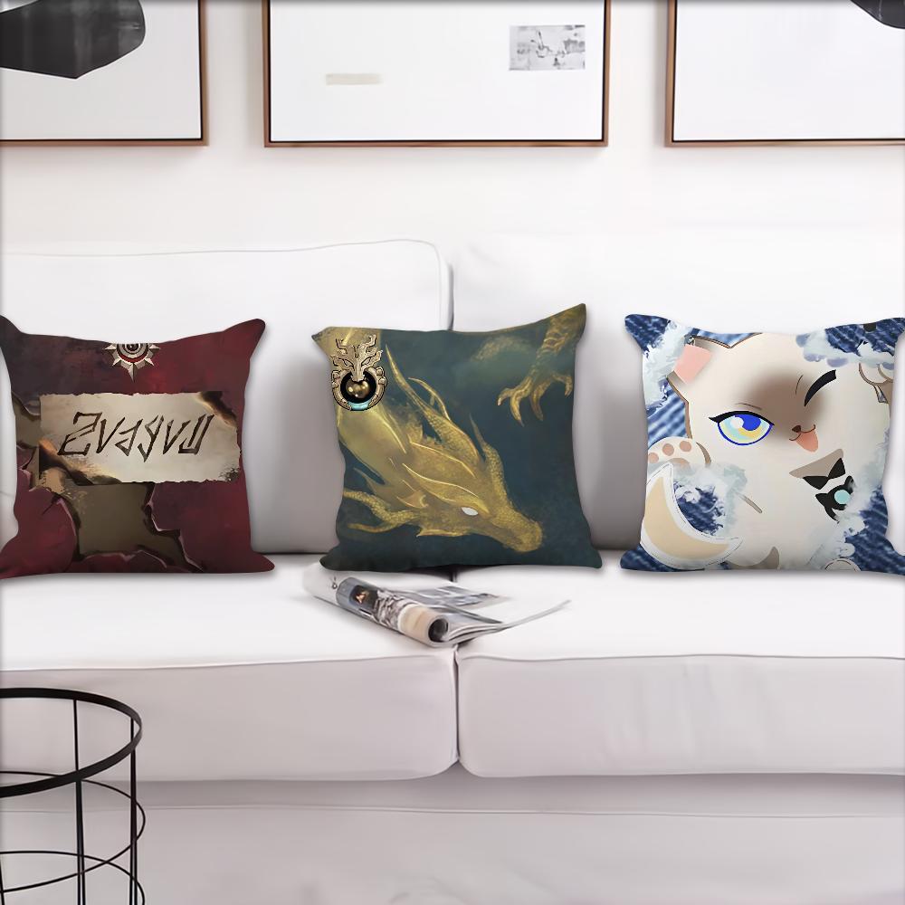 Game Honkai Star Rail Character cushion cover Best Home Office Coffee Pillow Sofa Printing Decoration Room Shop Car Nordic Hit