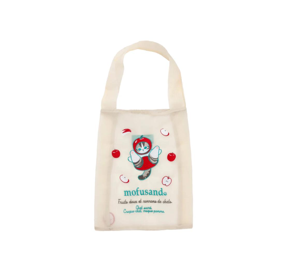 

mofusand Organza Bag Apple White Japan NEW