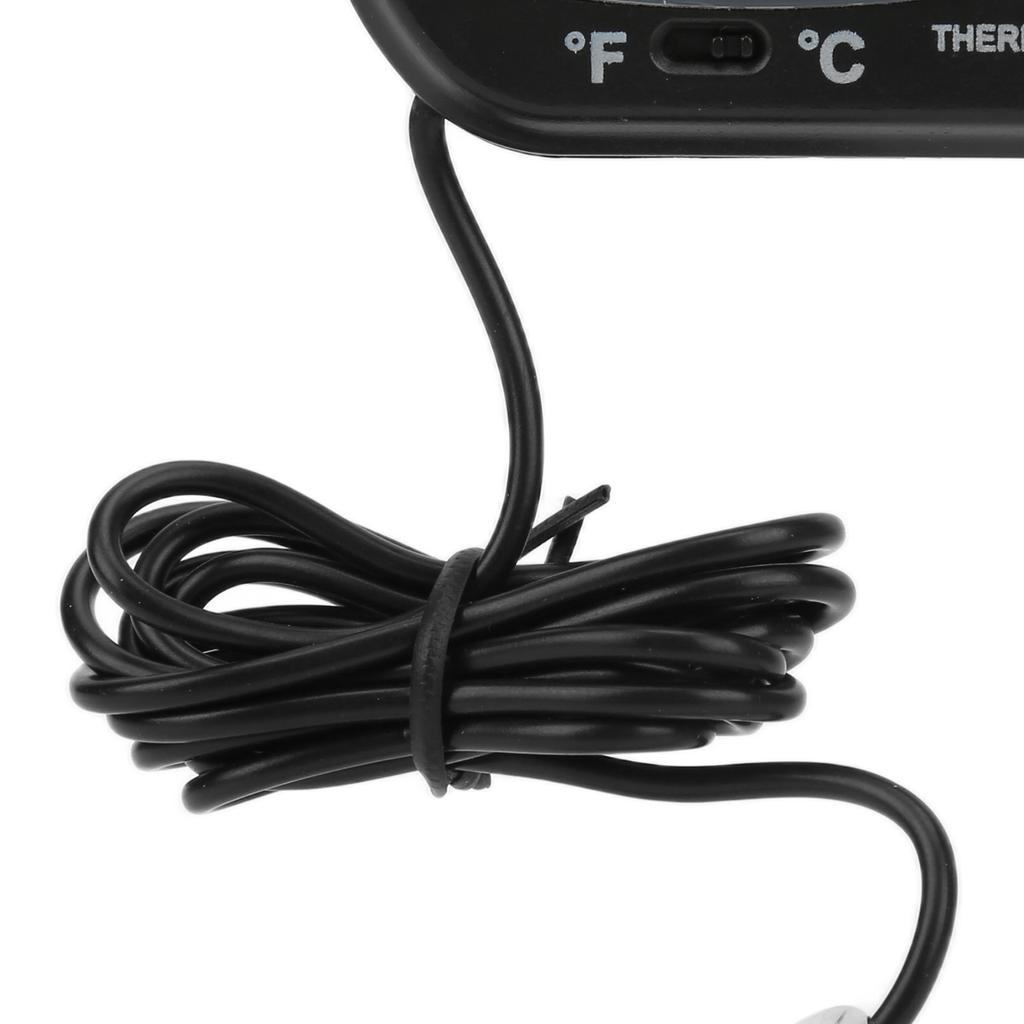 LCD Digital Aquarium Thermometer, Large Display, Waterproof Probe, C degrees CelsiusF degrees  Conversion, -50 degrees C . +70 degrees C Temperature R