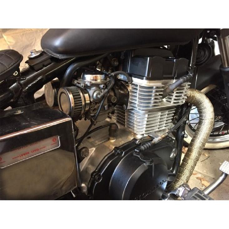 Motorrad Edelstahl ATV Roller Luftfilter Ansaugfilter 58mm Für Honda