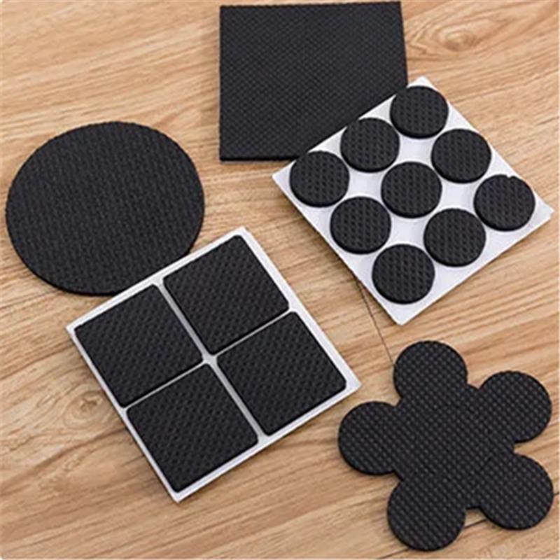 1 lot Chair Table Leg Gasket Door Toilet Anti-collision Sticker Furniture Stool Legs Soft  Protection Pad Can Be Cut At Will
