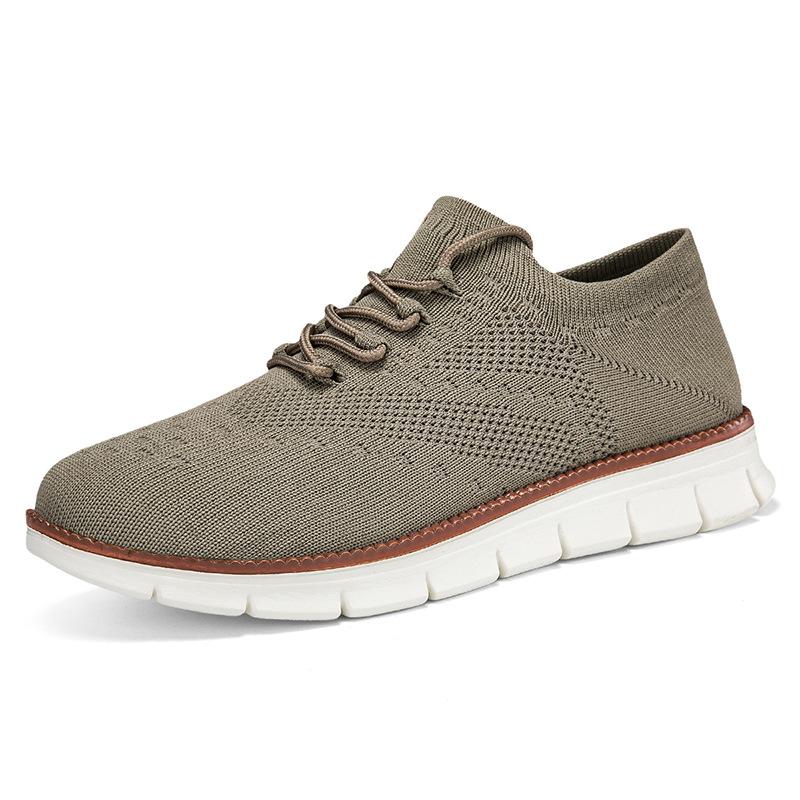 Autumn shoes fly-woven mesh casual board shoes large size student child breathable running shoes 38
