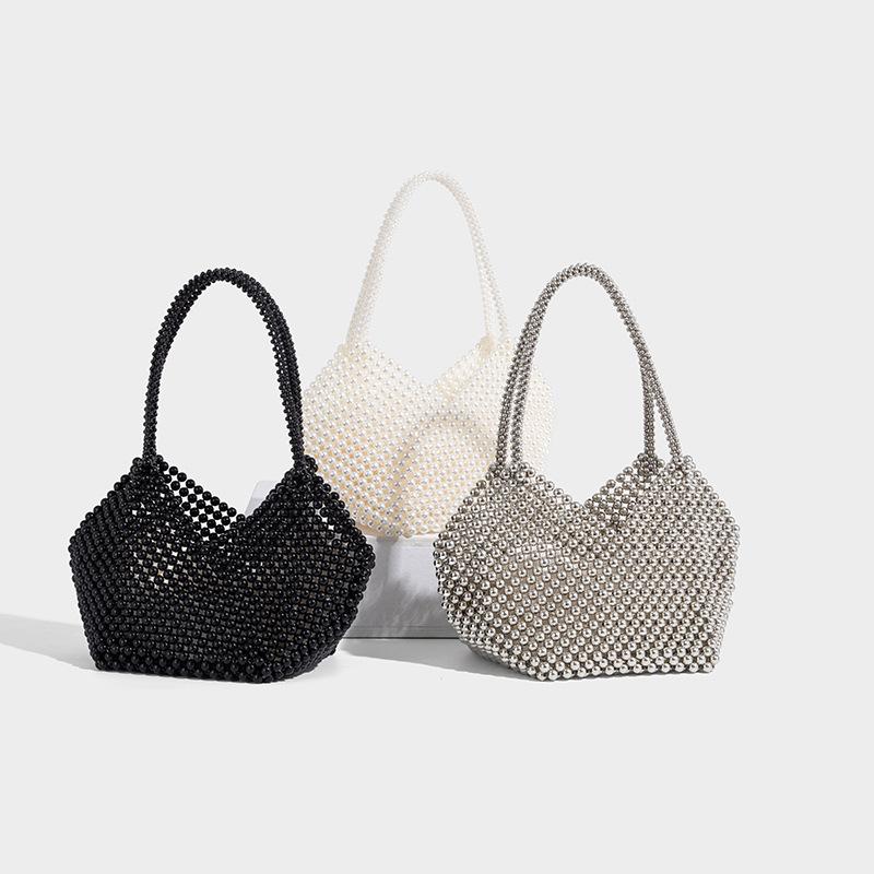 Niche Design Trendy Small Bag for Women 2025 New Fashion Crossbody Bag Spring Summer Textured Pearl Handbag Small Square Bag