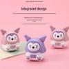 Chubby Panda Pencil Sharpener for Primary Students - Hand-Crank with Auto Feed