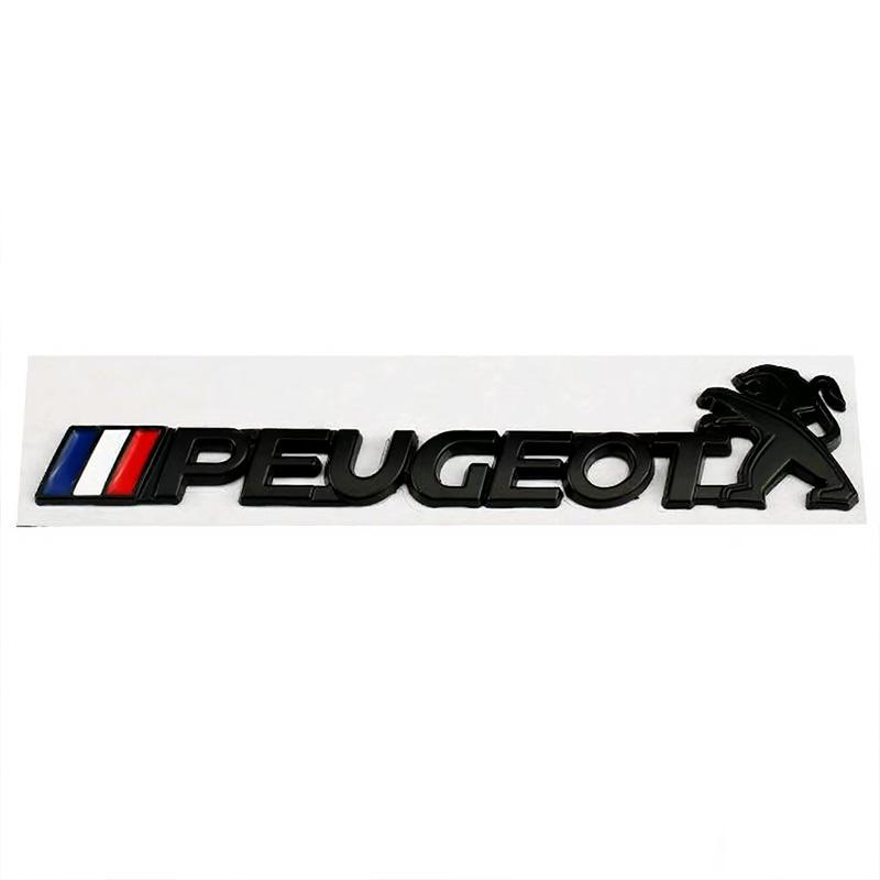 Car Emblem Sticker Accessories For Peugeot 206 307 308 207 3008 208 407 508 2008 5008 301 406 408 607 4008 Rifter RCZ 107 106