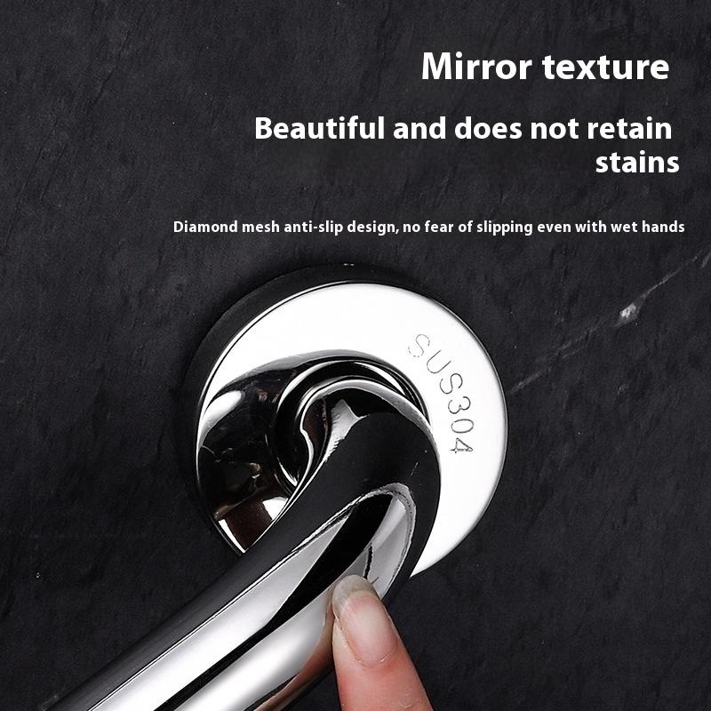 Stainless Steel Bathroom Safety Handrails , Sturdy Construction, Durable Handrail, Support Rail