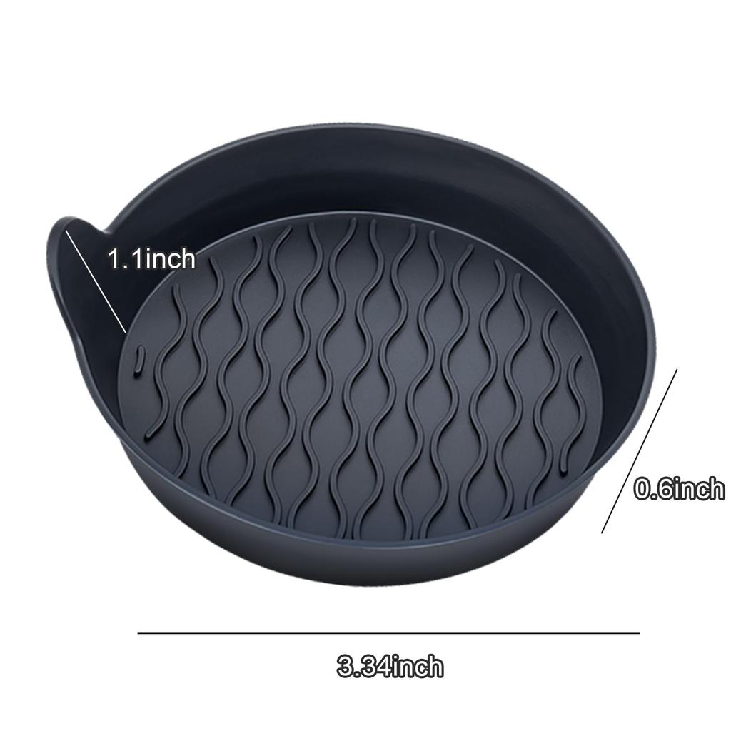 Non-Slip Car Cup Holder Coasters, Universal Waterproof Cup Mat for Vehicle Interior