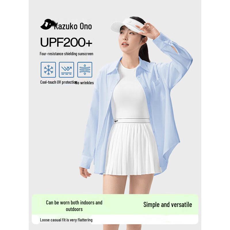 Women s UV Protection Ice Silk Loose Shirt S