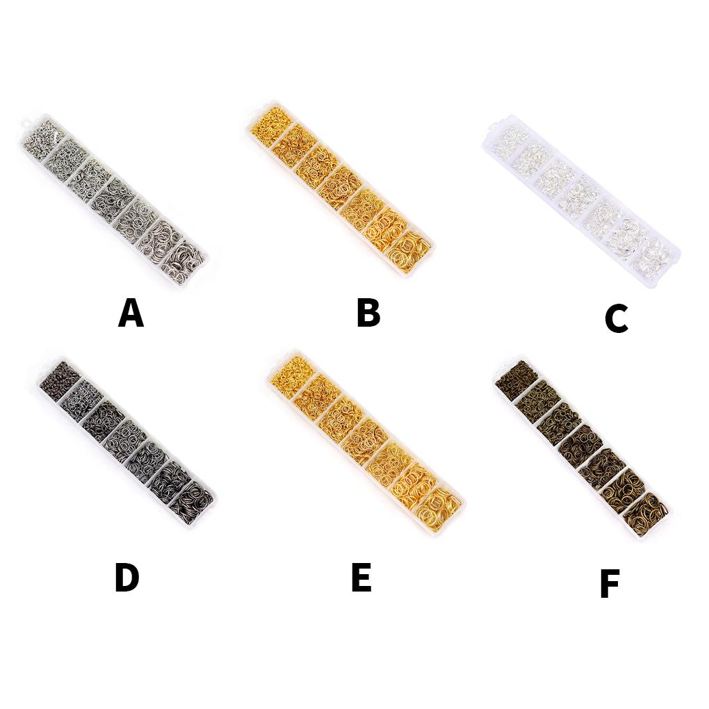 Jump Rings Crafts Making O Ring Closed Craft Self-Assembly Jewelry Findings Kit Components Charm Accessory Handmade