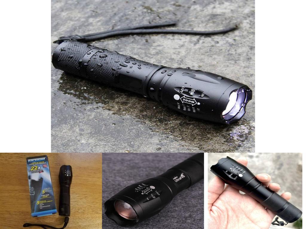 Scorpion Catcher Led Flashlight With Rechargeable Purple And White Light For Night Hunting