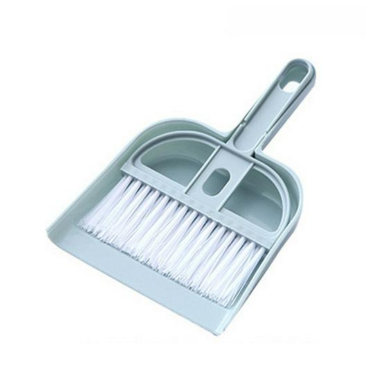 Mini Handheld Broom and Dustpan Set for Desktop Cleaning