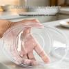 Fangcaodi Disposable Round Plastic Meal Boxes with Lids