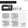 WYLIE K31 Mid-Layer Planting Tin Template For iPhone X-17 Pro Max Motherboard BGA Middle Layer Reballing Stencil Platform