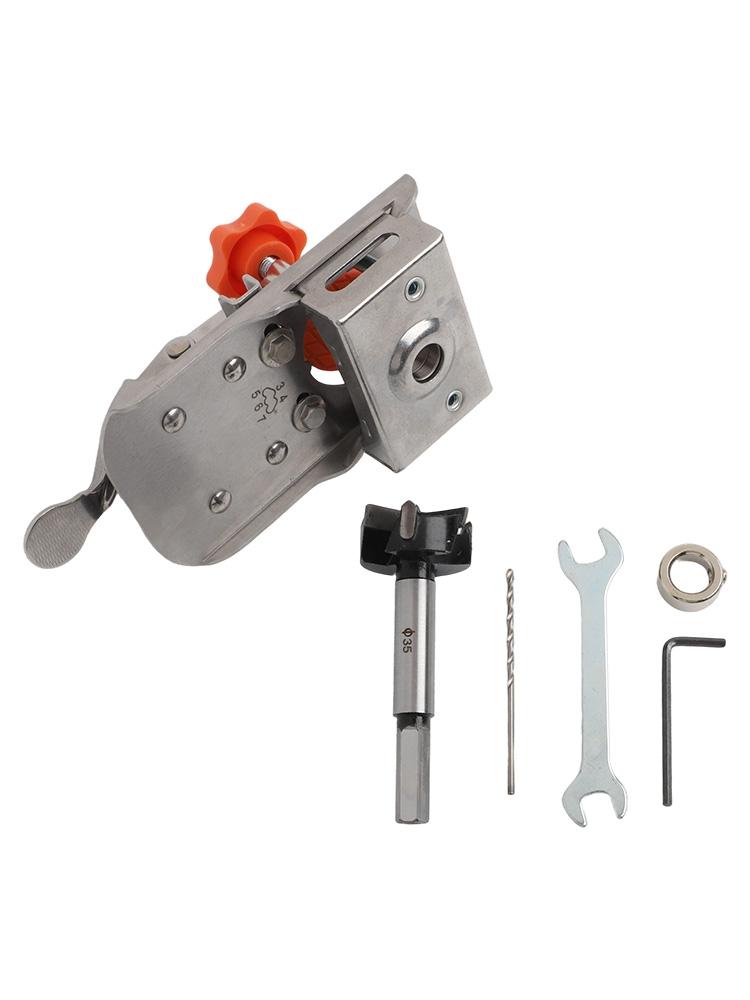 Concealed Hinge Drilling Bit Jig Convenient Efficient Guide