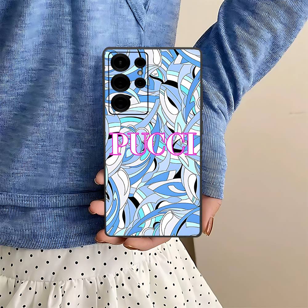 

Чехол для телефона E-Emilio Logo Pucci для Samsung S 24 Fe 25 Ultra Plus 20 Lite 21 30 22 23 24 22 Ultra 5G Fundas Samsung S23 5G