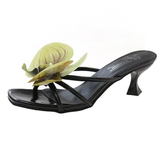 Pantoufles Basses En Caoutchouc Pour Femmes, Chaussures À Talons, 2026