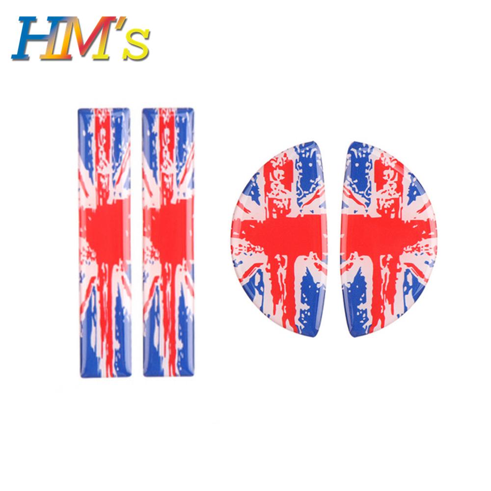 Interior Car Decoration Accessories Front Rear Door Handle Sticker Car Decal Styling Accessories For Mini Cooper F55 F56 F60