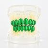 2 piezas/juego Ecológico Dientes de Cobre Grillz Caps Antideslizante Dientes Joyería Eventos