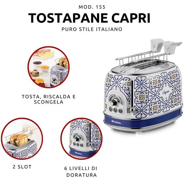 Toaster Ariete 0155/0C Capri